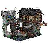 Qualität: ABS material, Die Teile haben eine hohe Passgenauigkeit und alle teile Voll kompatibel mit Lego Mittelalterliche Gebäude