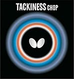 Tischtennis Belag Butterfly Tackiness C (Chop), Schwarz, 1,1 mm