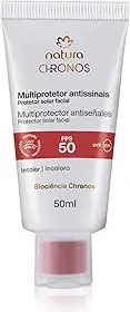 NATURA, NATURA CHRONOS MULTIPROTETOR ANTISSINAIS FACIAL FPS 50 50ml