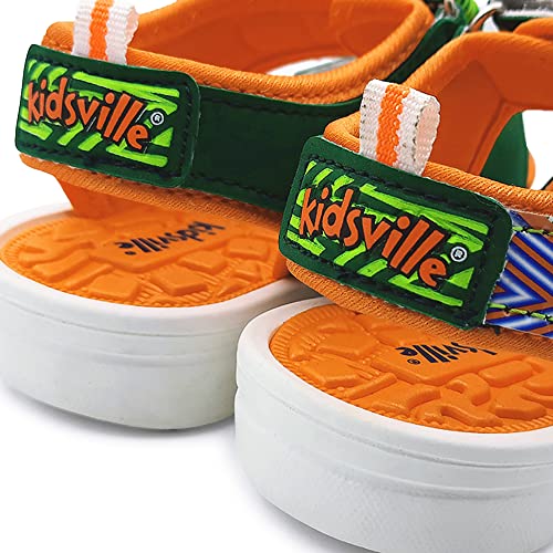 Image of Kidsville Kids Boys Printed Multicolor Sandals