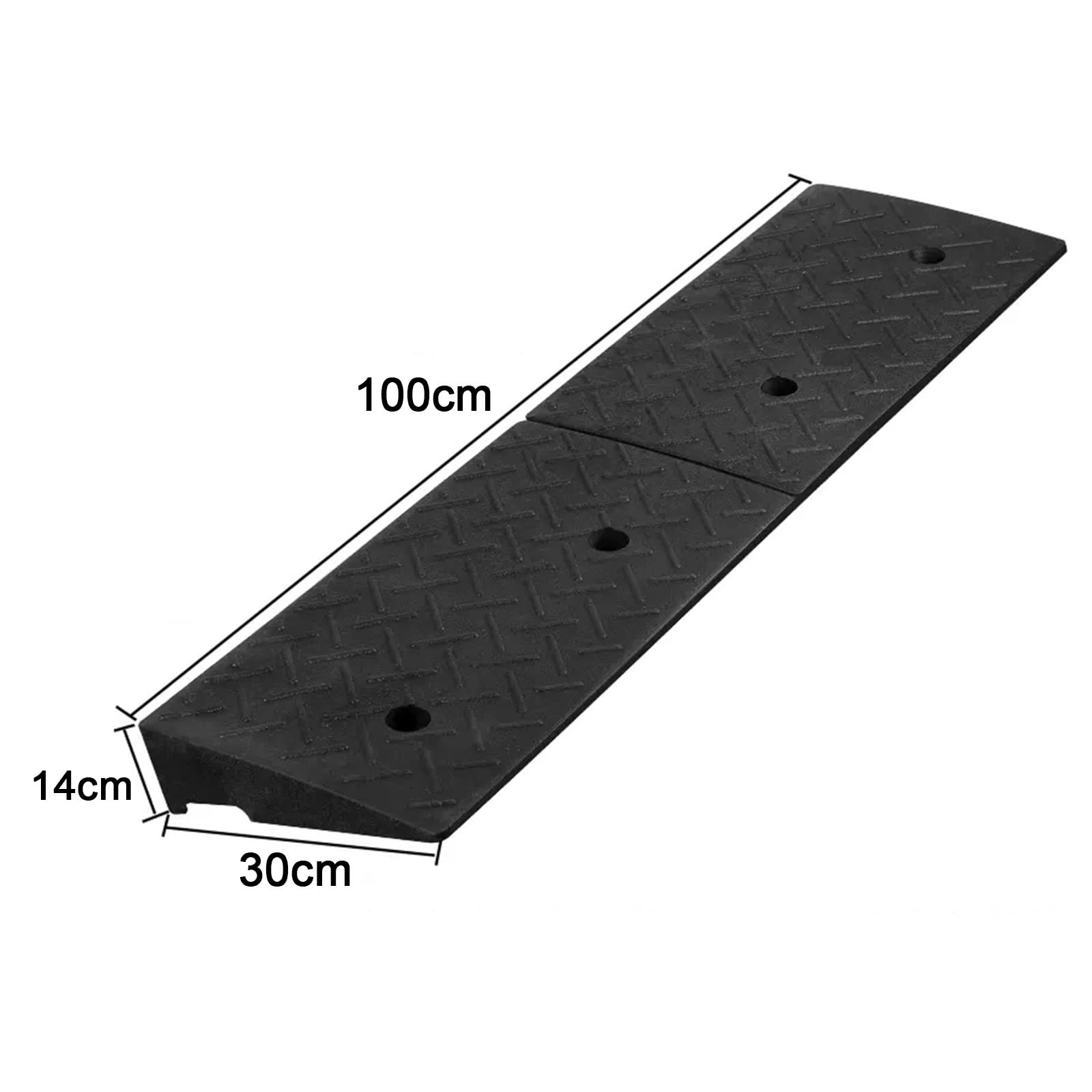 Driveway Curb Ramp, Wheelchair Threshold Ramps, Heavy Duty Kerb Ramps With Expansion Bolts, Height 4-18cm, For Driveway, Loading Dock, Garage, Sidewalk, Car, Truck, Scooter ( Size : 100x35x16cm - View #14
