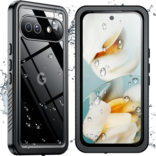 SPIDERCASE for Google Pixel 9a Waterproof Case,[12FT Military Drop Proof] [IP68 Waterproof] [360°Full Body Protection] Heavy Duty Protective Cover for Pixel 9a 6.3”,Black