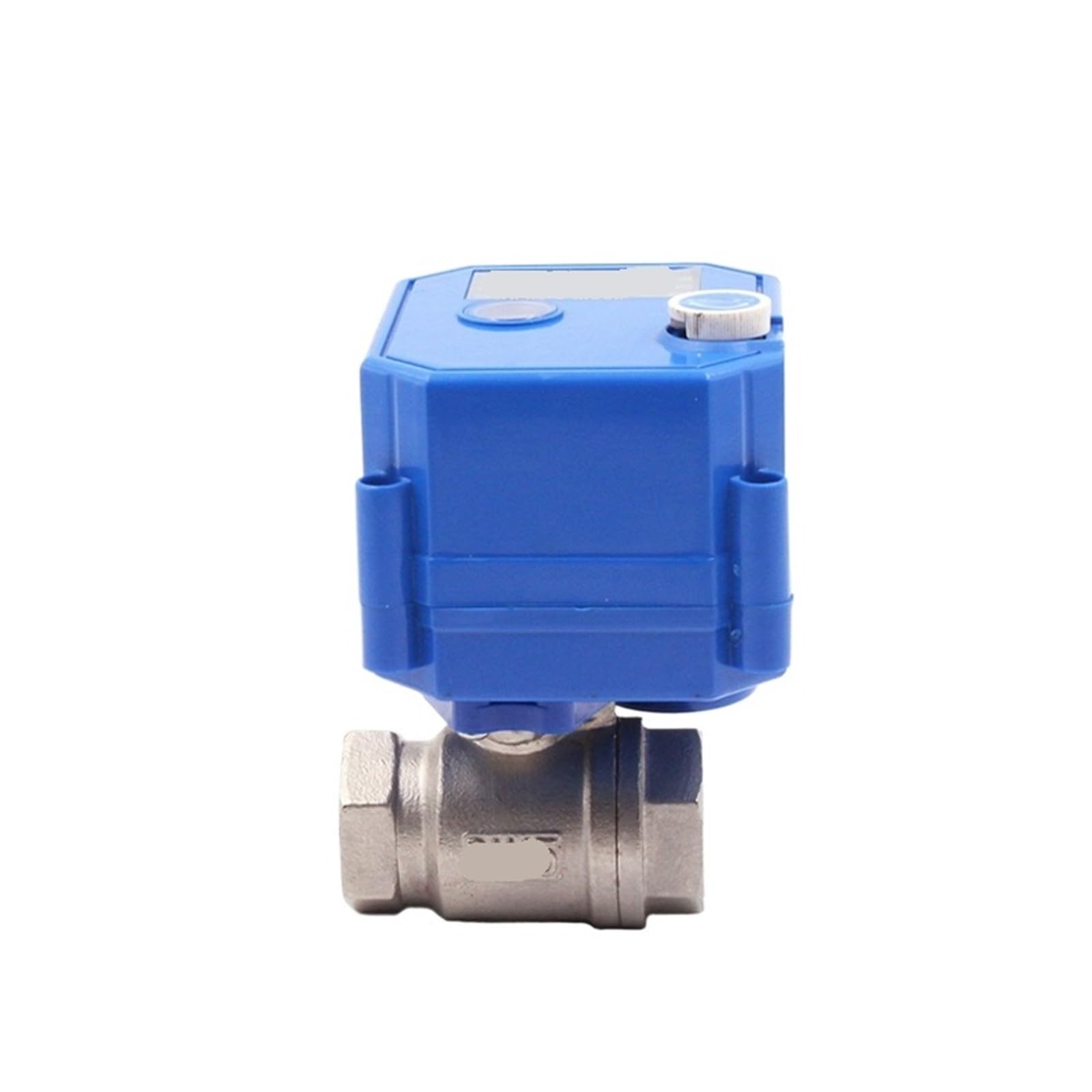 Ouhbndeaz Adc9-24V-Cr01 Dn8 Dn15 Dn20 Dn25 Electric Ball Valve Stainless Steel 2-Way 2/3-Wire Actuator With Manual Switch Ac220v Dc24v Dc12v(,Onesize)