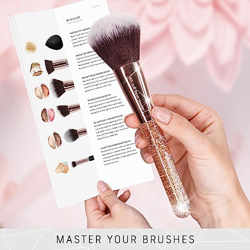 Niré Beauty 15piece Award Winning Glitter Makeup Brushes: Cute Makeup Brushes Set including Case, Blending Sponge, Cleaner - Image 4