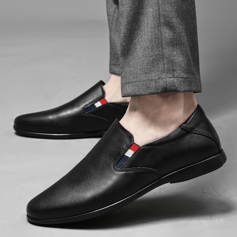 Dress Oxford Formal Shoes for Mens Uniform Business Synthetic Leather Slip-on Pointed Toe Wedding Non Slip Anti-Slip Shoe2