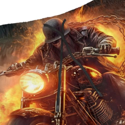 Wonderful Vintage Motorcycle Theme Mens Swimming Trunks Quick Dry Swim Shorts with Mesh Lining4