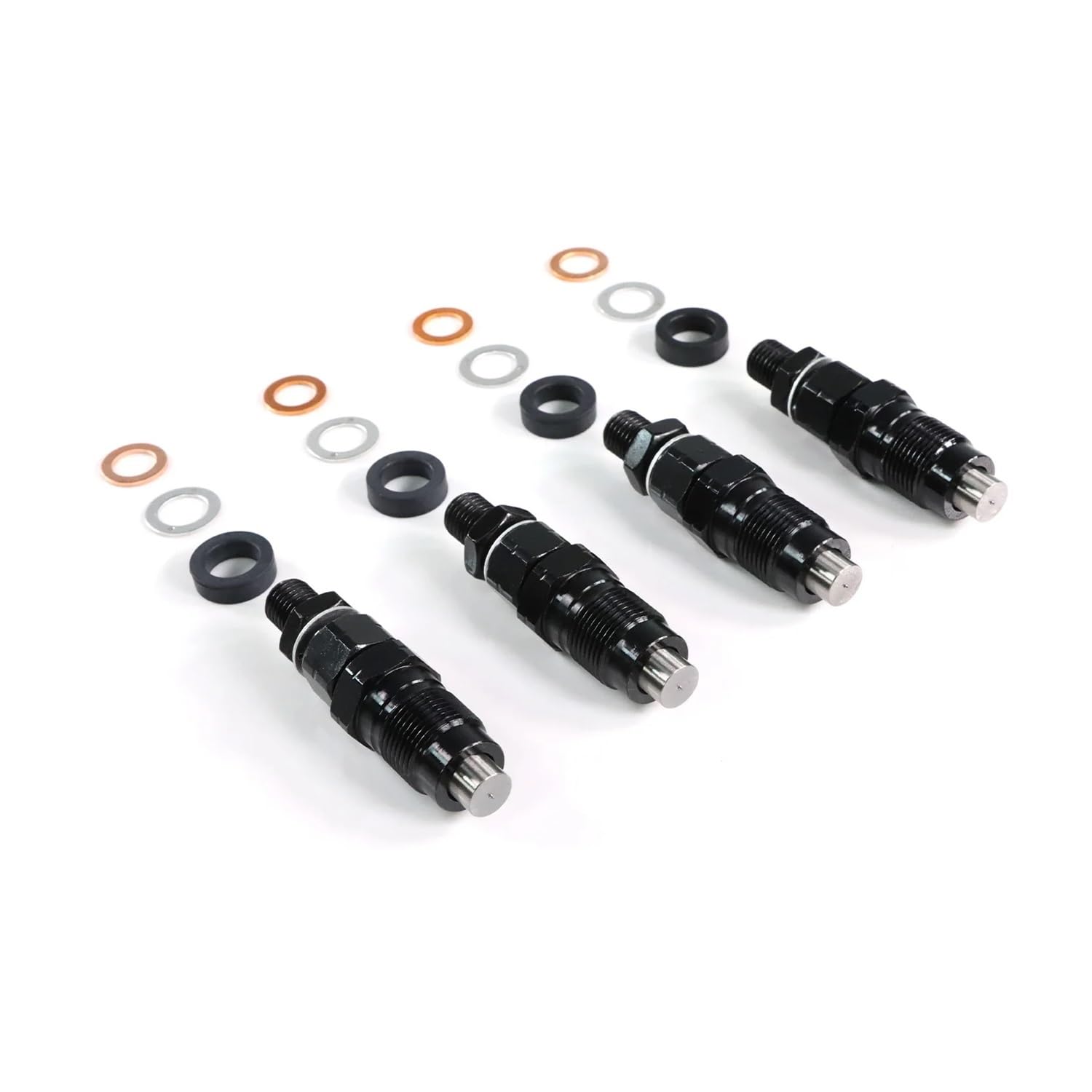 Hsugftmz One Color 4Pcs Diesel Fuel Injector For 4D56 4D56t 2.5L Automotive Parts