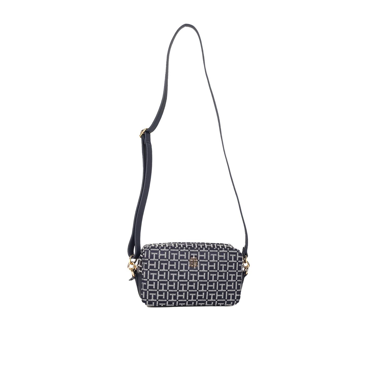 Tommy Hilfiger Jacquard Blue Monogram Women Sling Bag (OS) - S24HWBG391 (B0CZ9C5W4Y) Amazon Price History, Amazon Price Tracker