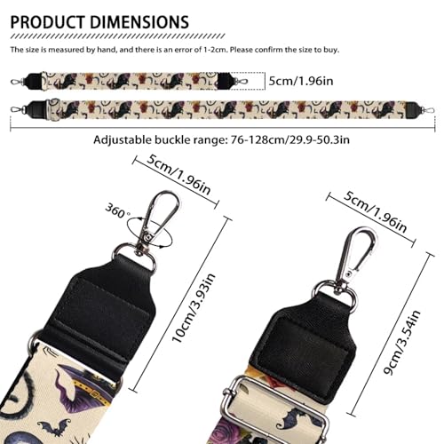 Image of Jeiento Wide Purse Strap Wide Shoulder Strap Adjustable Replacement Belt Soft Guitar Shoulder Straps for Women Girls Gifts