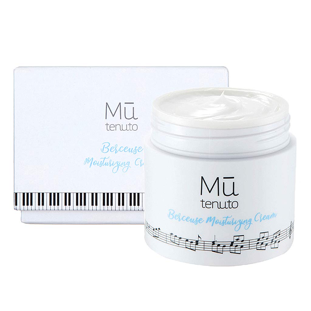 MU TENUTO Berceuse Moisturizing Cream (3.38 fl. oz.) - Hypoallergenic Intensive Hydrating Facial Cream with Natural Ingredients, Night Skin Care by Classical Music, Comfortable Herb Fragrances
