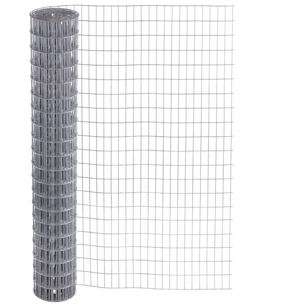 Homcom sudor rejilla Cercado 25 x 50 mm grosor del alambre 2,1 mm galvanizado galviniert rejilla de alambre (100cm 10m)