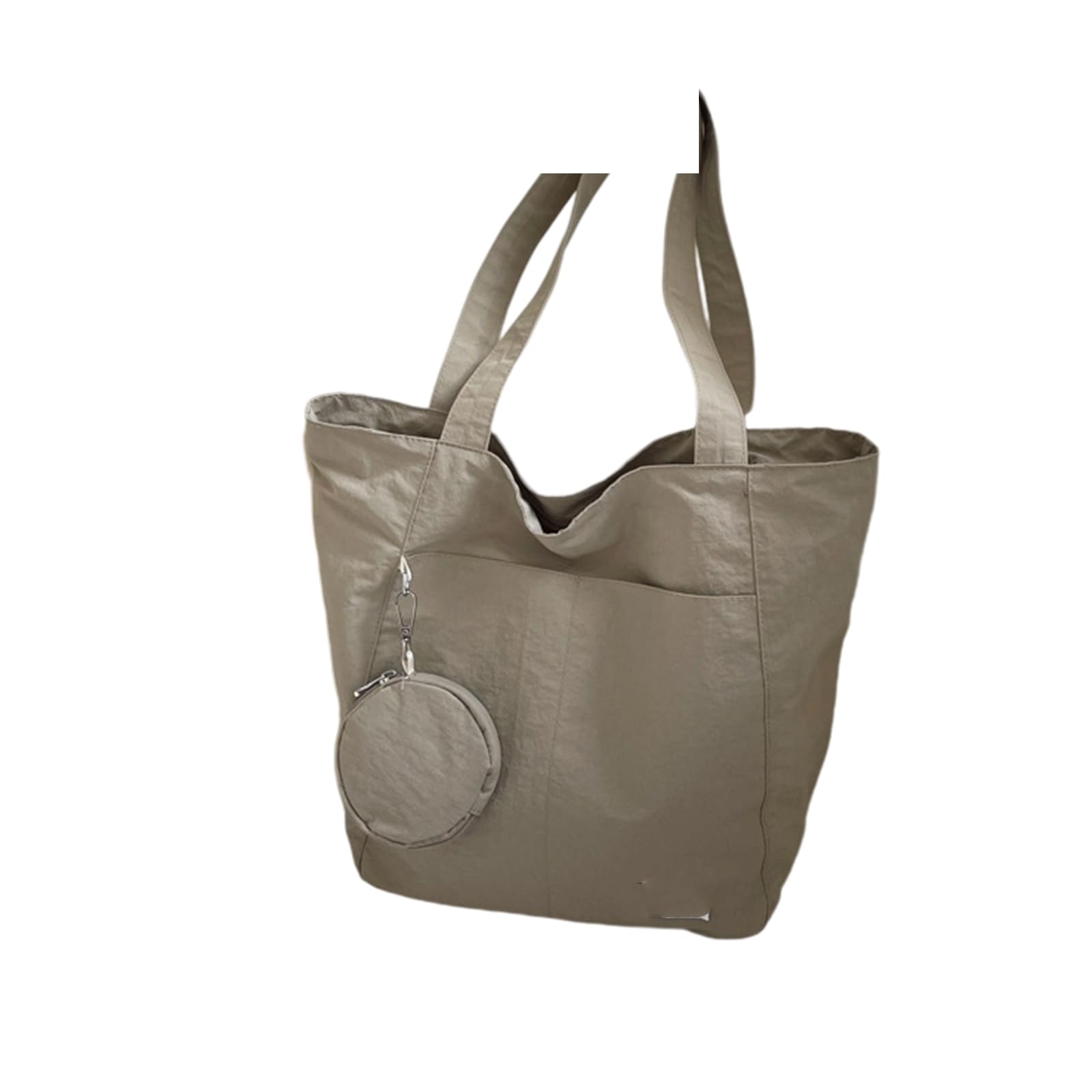 Kalttoy Women's Khaki Practical ' S Nylon Shoulder Bag With Spacious Interior Underarm Bags Casual Handbag For Commuting And Travel Lightweight Commuters Bag