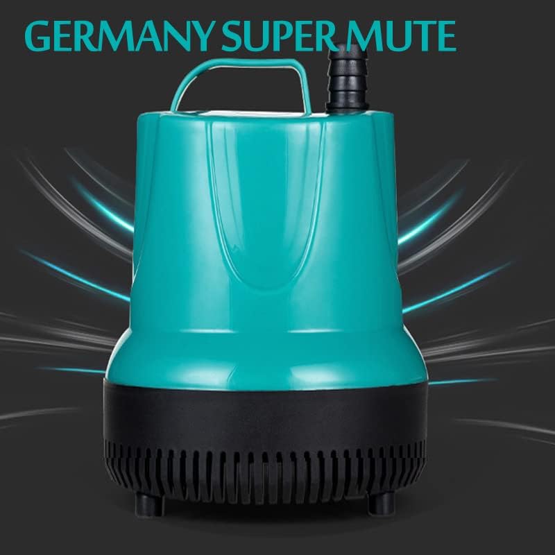 JOEBO Electric Submersible Pump 7/15/20/25/35/55/95W 550-4500L/H 220-240V Aquarium Fish Pond Tank Spout Marlin Temperature Control Clean Submersible Pump Sump Pump (Color : 60 W)