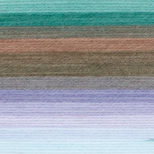Image of Lion Brand Yarn, Mandala DK Lightweight Yarn for Knitting, Crochet, and Crafts, Bowser, 1 Pack, Self-Striping Acrylic Fiber for Baby Blankets, Multicolor Shawls and Variegated Cardigans