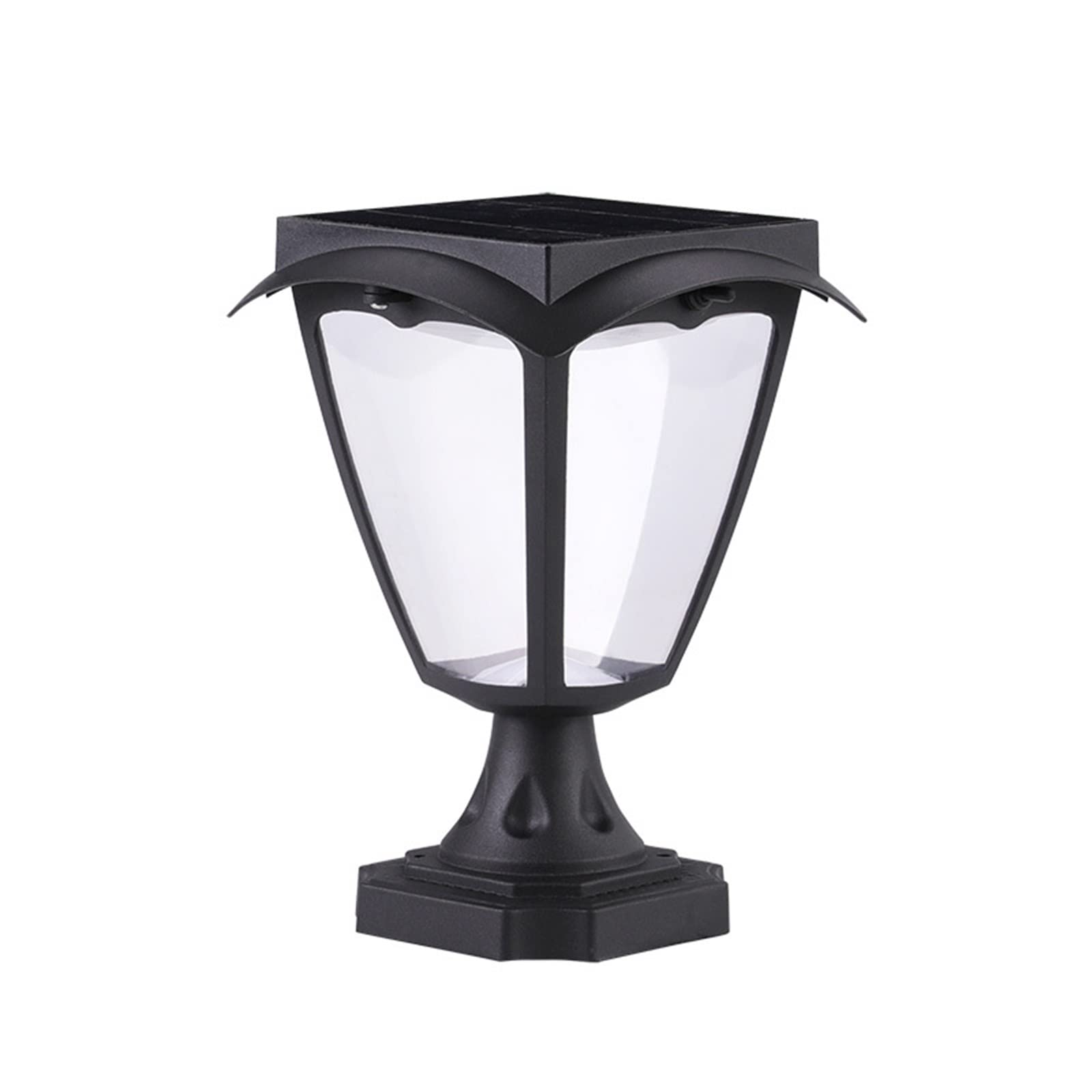 Lampadaire colonne extérieur haut de gamme pour cour et jardin de villa