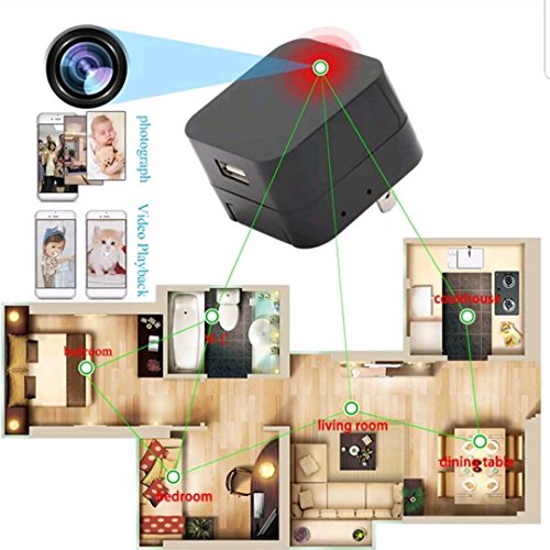 SpyDesire-spy Camera-USB WiFi-Hidden Camera-Charger System-Wireless Remote Real Time Video with Your iPhone or