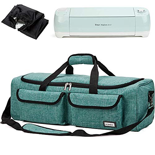 HOMEST Carrying Case Compatible with Cricut Explore Air 2, Cricut Maker, Silhouette CAMEO3, Green (Patent Design)