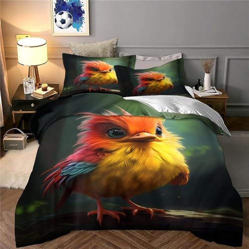 Housse de couette oiseau hypoallergénique pour le sommeil sensible des enfants - 6