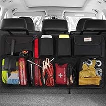 SURDOCA Car Trunk Organizer, 3rd Gen [7 Times Upgrade] Super Capacity Car Organizer, Equipped with Robust Elastic Net…