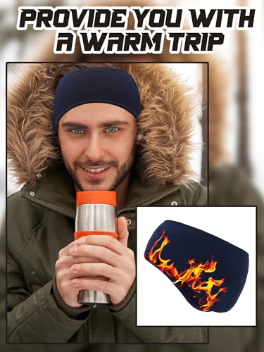 Bbto BBTO-WINTER HEADBANDS-01 3 Pcs Ear Warmer Fleece Headbands Ear Muffs Winter Running Gear thumb #3
