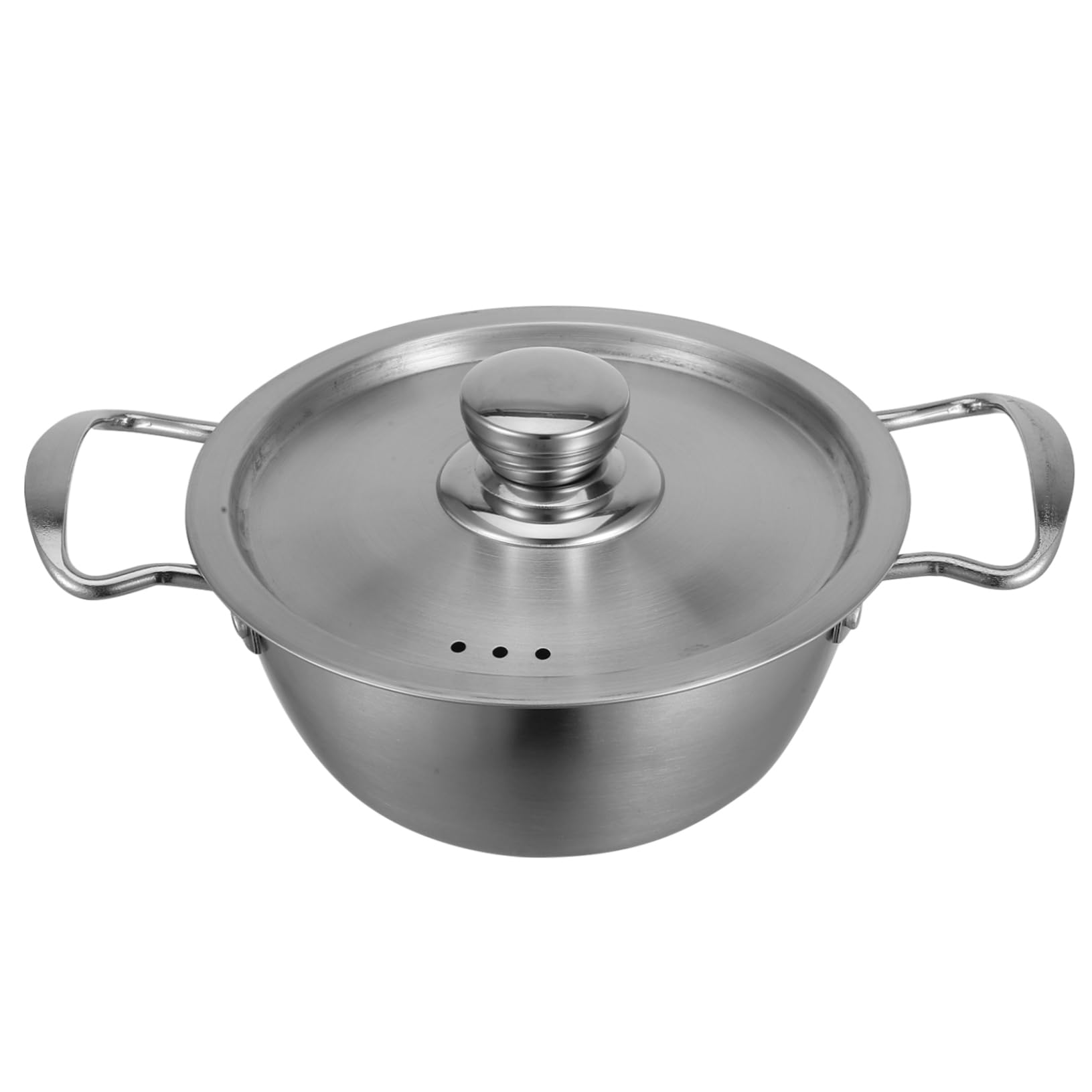Cabilock Cooking Pot Small Korean Ramen Pot for Soup Noodles Stainless Steel Construction