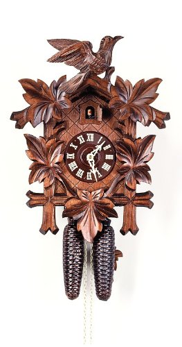 Reloj cucú 5 follajes, pajarito