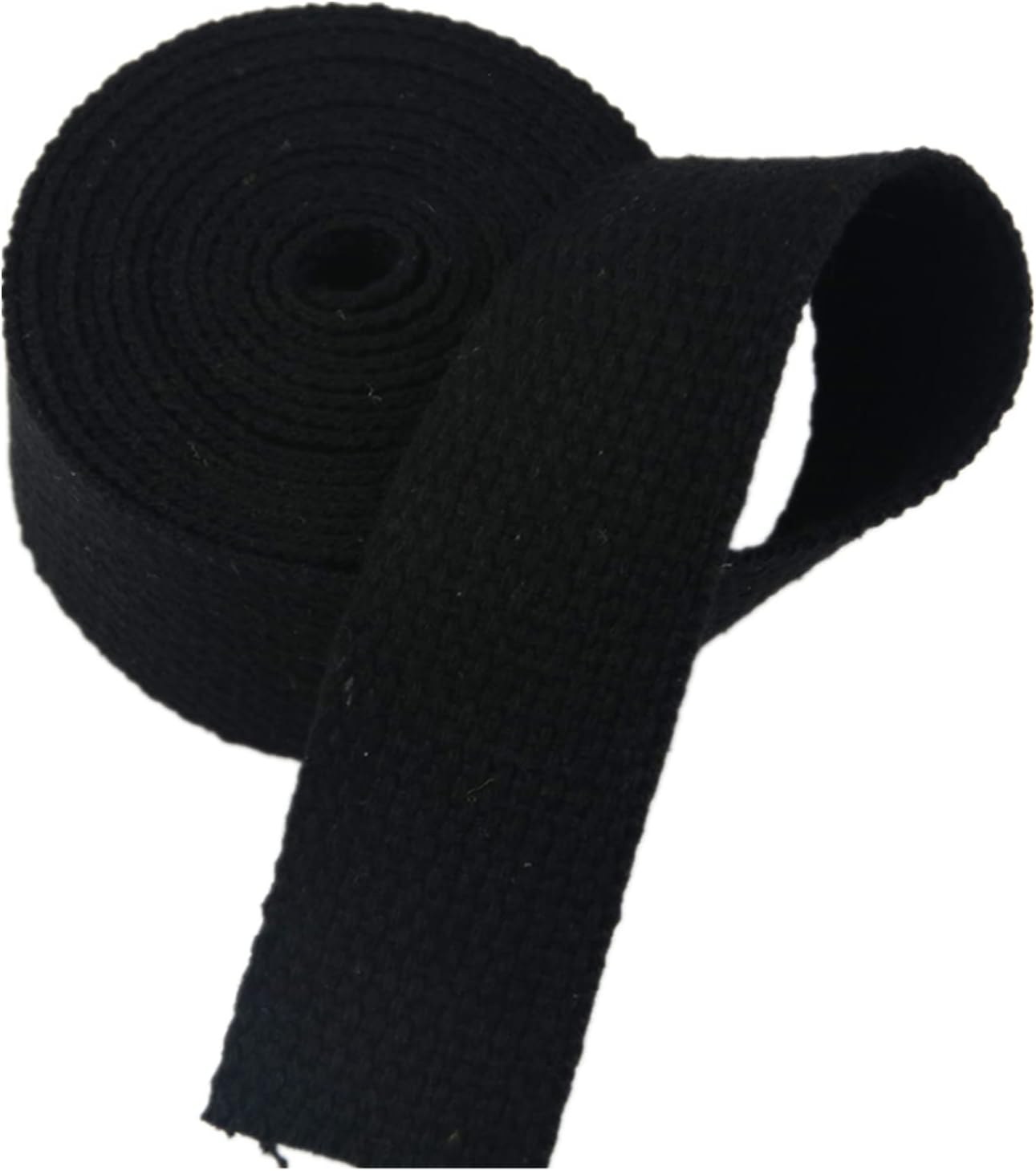 Bias Binding Tape for Sewing，Cotton Tape, Woven Cotton Tape Sewing Tape, Cotton Webbing Upholstery Webbing,Heavy Duty Cotton Webbing Straps for Bags(Coffee,20MM)