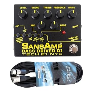 Combines bass spreamp and overdrive pedal in one device Analogue box simulation / analogue tube simulation Regulator: level, blend, treble, presence Drive controller 3-pin XLR output/parallel output 6.35 mm + jack input 6.35 mm / jack output 6.35 mm ...