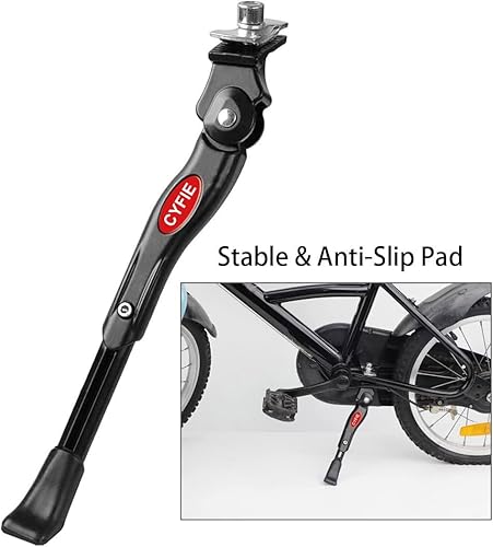 Miniatura 7 de Cyfie Soporte de bicicleta para niños de 16, 18, 20 pulgadas, ajustable, soporte de bicicleta para ruedas de 16 a 20 pulgadas, bicicleta de montaña