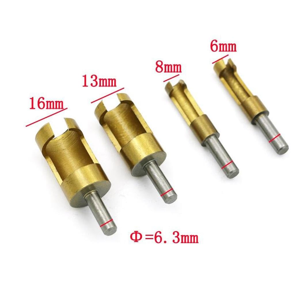 Juego de Brocas para Carpintería, Herramienta para Cortar Madera, 5x1, 6-16mm, 5 piezas
