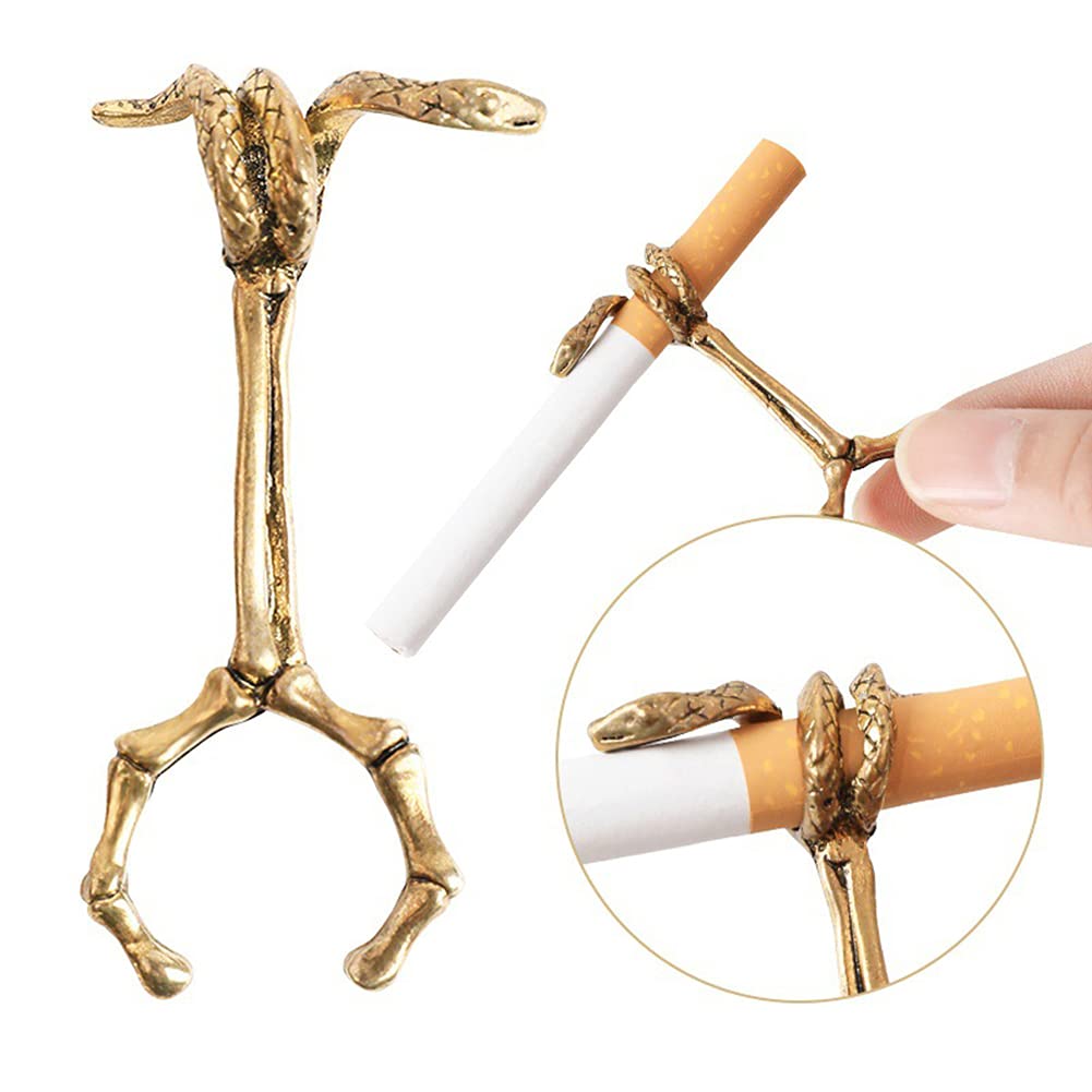 cigarette holder ring amazon Cigarette Finger Ring Cigarette Holder Ring Skeleton Finger Cigarette  Holder Ring Women Ring Hand Free Cigarettes Finger Holder Ring for Men and  Women