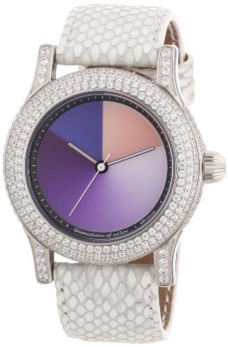 Rainbow Watch avaganza EX44-SW-MRcl - Reloj Unisex automático, Correa de Piel Color Blanco