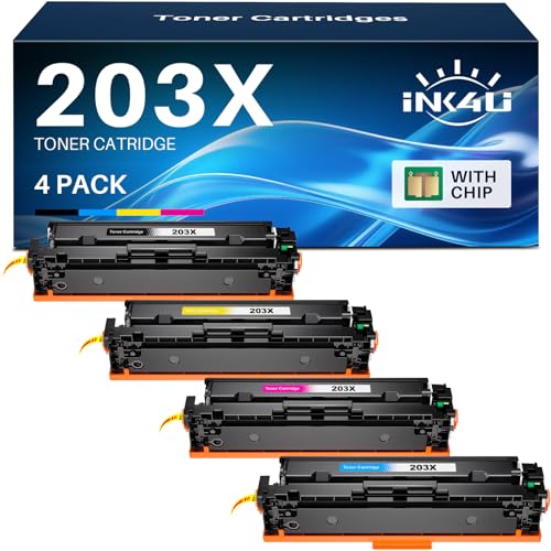 Cartouche de toner compatible HP 203X 203A CF540X pour Color Laserjet Pro M281fdw