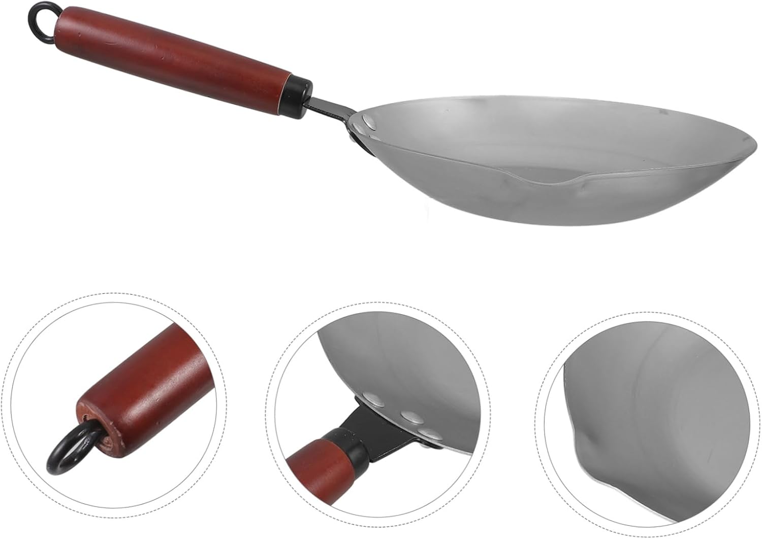 Hemobllo Candy Melting Pot Stainless Steel Sugar Dipping Pan with Spout for Homemade Candy Syrup and Sugar Coating Metal Pot for Melting and Pouring