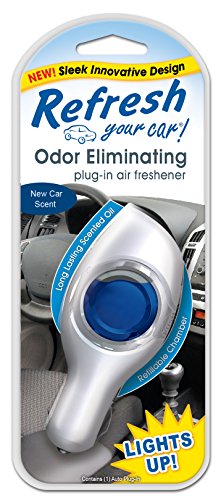 Refresh Your Car! E301462700 Power Plug-In Air Freshener, New Car
