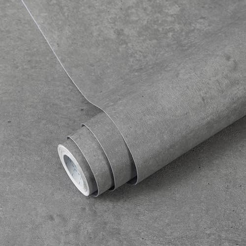Decoroom Klebefolie Selbstklebende Matt Grau 40X500cm Möbelfolie...