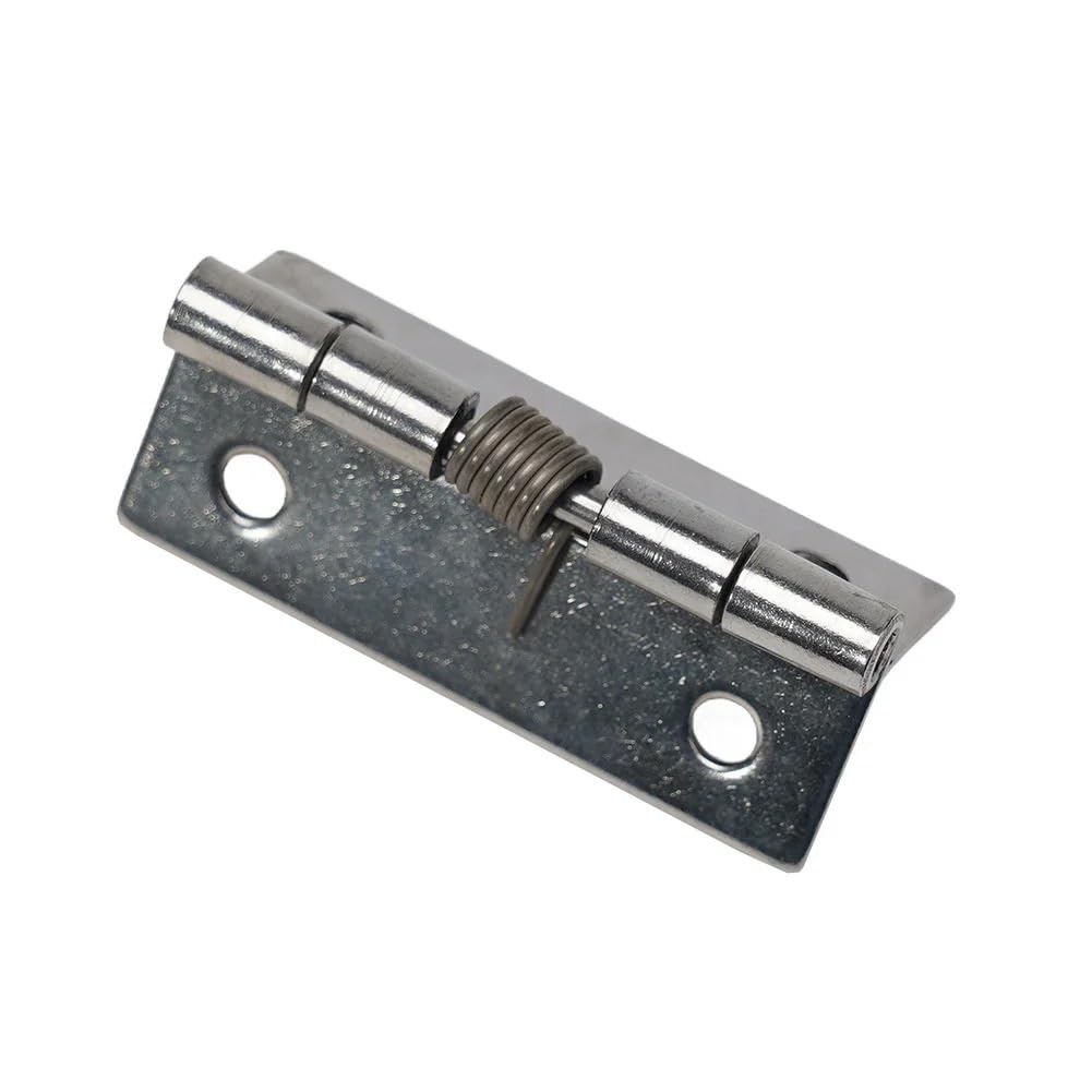 Door Hinges 2pcs Spring Door Hinges Stainless Steel for Cabinets Closer Rebound Hinge Furniture Hardware(1 Inch)