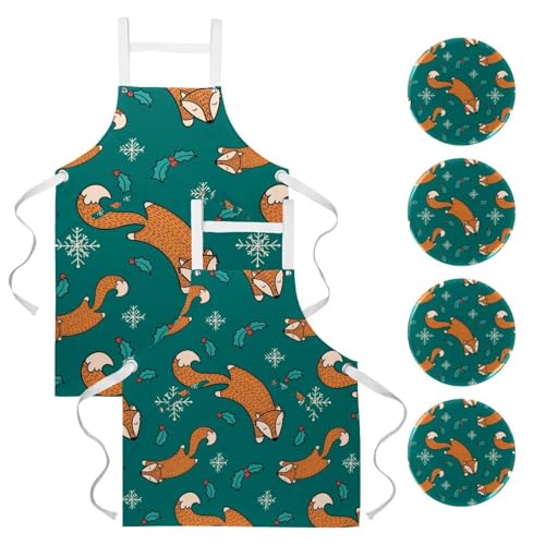 Tablier de cuisine pour restaurant et pâtisserie lot de 2