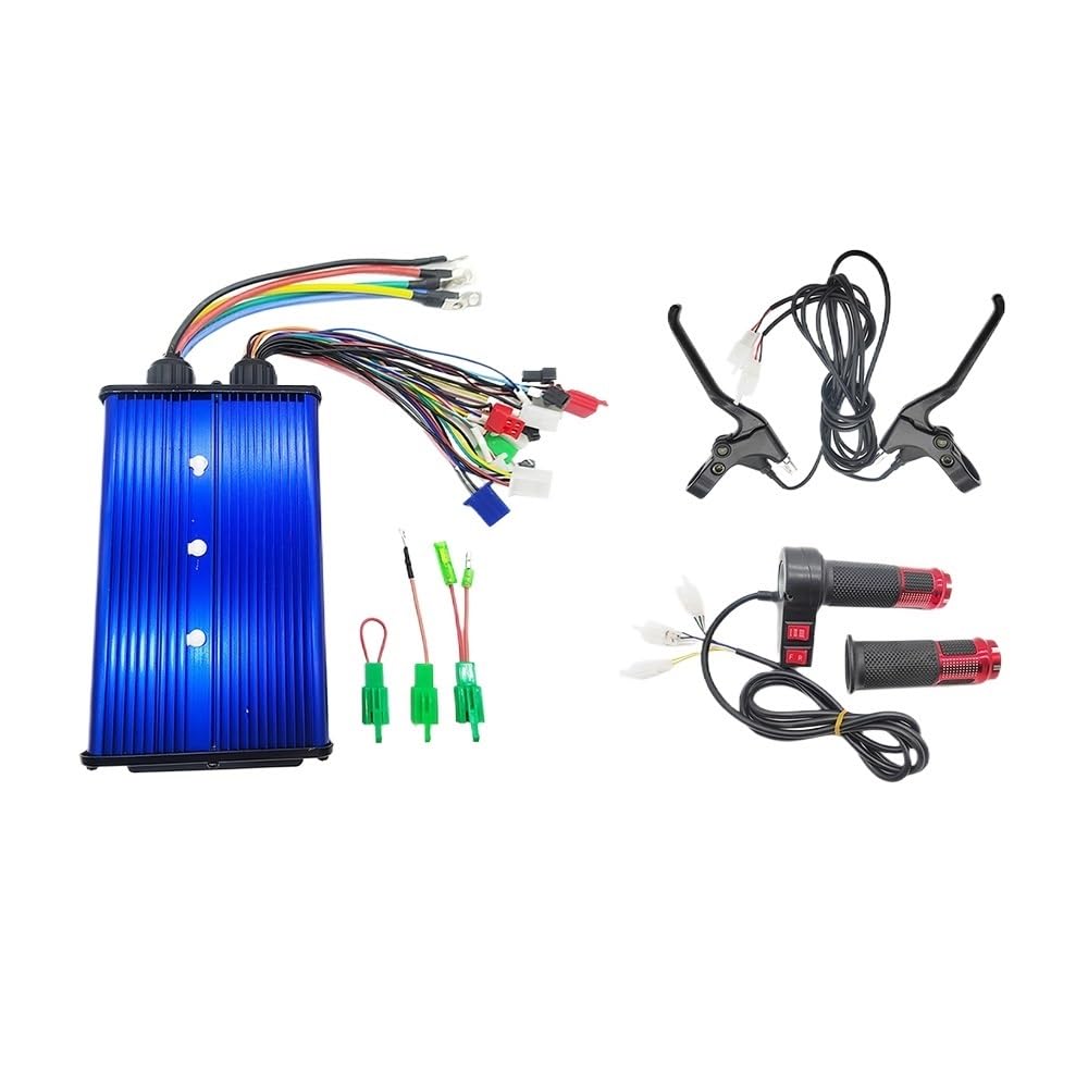 Centralina Monopattino Elettrico 36V 48V 60V 72V 2000W 3000W Kit Controller Motore Brushless Acceleratore Con Freno 45A 60A for Bici Elettrica/Trycycle/E-Scooter