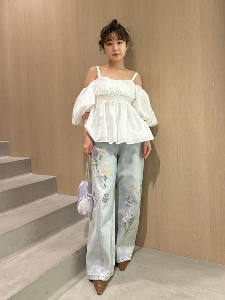 Amazon | [フレイ アイディー] フラワーエンブロイダリーハイウエス