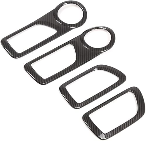 Miniatura 4 de PIUGILH Ajuste para Toyot*a Tacom*a 2005-2015 Marco de manija interior de puerta, ABS puerta interior agarre manija cubierta adhesivo embellecedor,