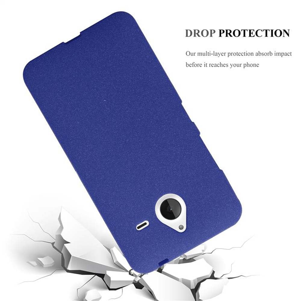 Custodia per Nokia Lumia 625 Cover PU Pelle Portafoglio Viola con Stilo