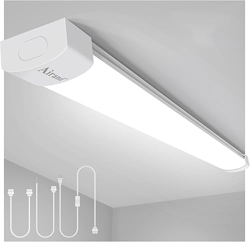 Miniatura 11 de Luz LED para Cochera de 5 pies, Lámpara de Tienda con Cable con Enchufe, Luces LED Impermeables de 5000 K, Lámpara para Debajo del Gabinete, Luces