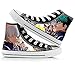 Zhongkaihua Unisex My Hero Academia Canvas Schuhe High-Top Schuhe Boku No Hero Academia Izuku Midoriya Katsuki Bakugo Shoto Todoroki Cosplay Casual Lace Up Sneakers für Anime Fans