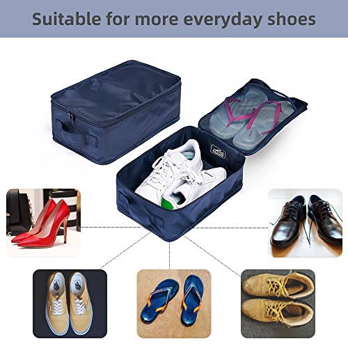 Travel Shoe Bags, Foldable Waterproof Shoe Puches Organizer-Double Layer (Multi-colored4) - Image 5