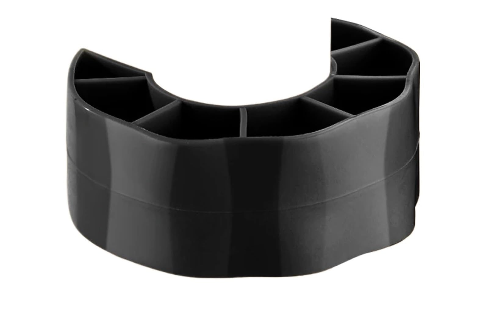 12pcs Soft Silent Door Stopper PVC Anti Slam Pinch Finger Protector Wall Guard Home Safety Wedge(Black)