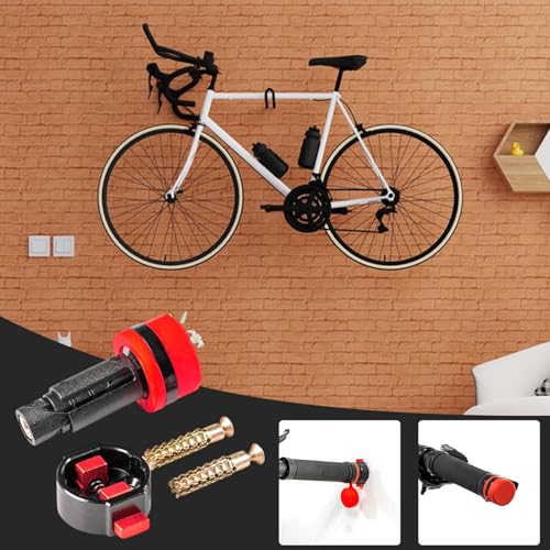 Cintre vélo mural compact : support de stockage robuste pour vtt et route - 5