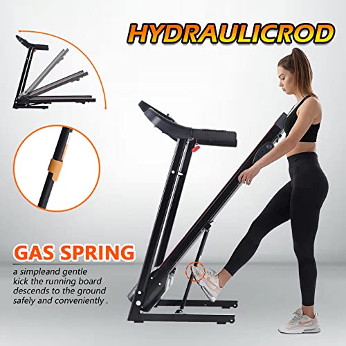 Home Foldable Treadmill with Incline, Folding Treadmill for Home Workout,2.5HP Portable Foldable Treadmill with 15 Pre Set Programs and LED Display Panel - Image 5