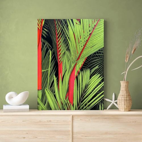 Décoration murale de la jungle de la maison pour réveiller un salon terne