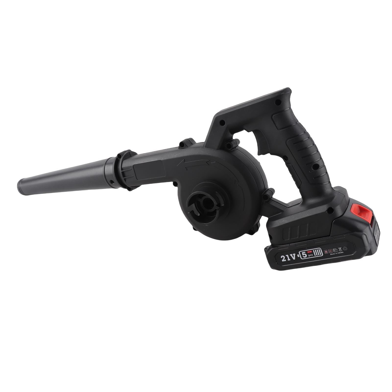 Gonetre Piccolo Potente Soffiatore Batteria Ricaricabile 1500mAh Soffiatore Elettrico per Foglie Palmare Ad Alta Potenza per la Cura del Prato Giardino Pulizia della Casa ABS Leggero (Spina europea)